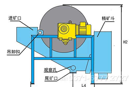 干粉磁選機結構